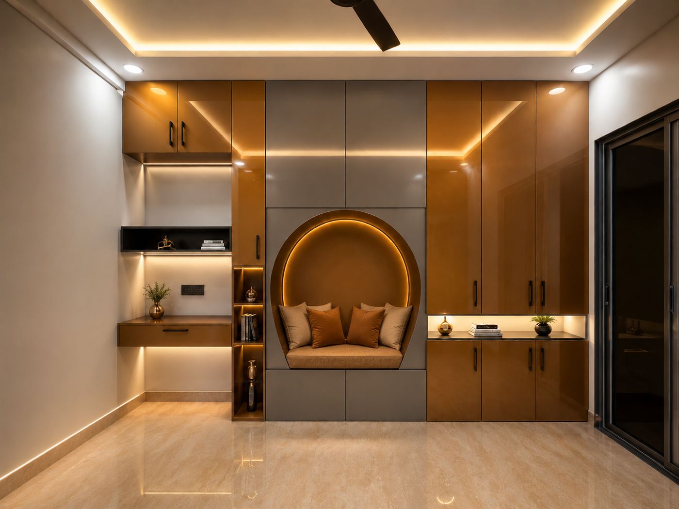 Bedroom seating nook