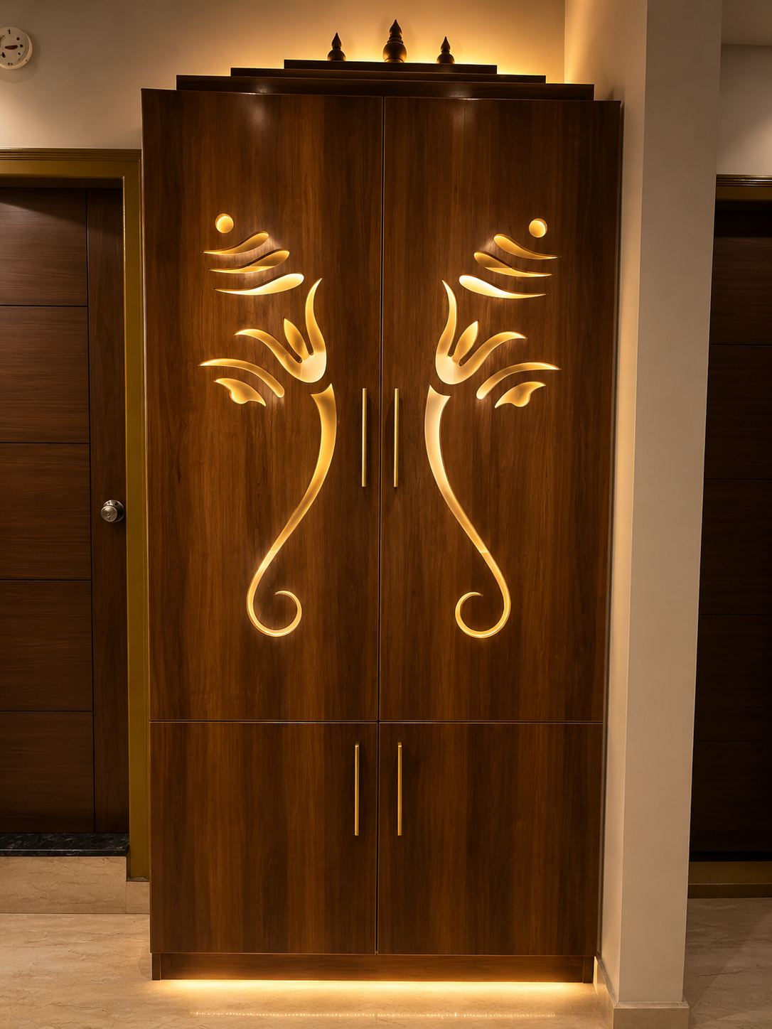 Pooja wardrobe unit