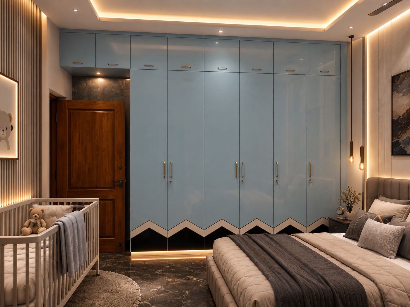 Nursery and bedroom wardrobe